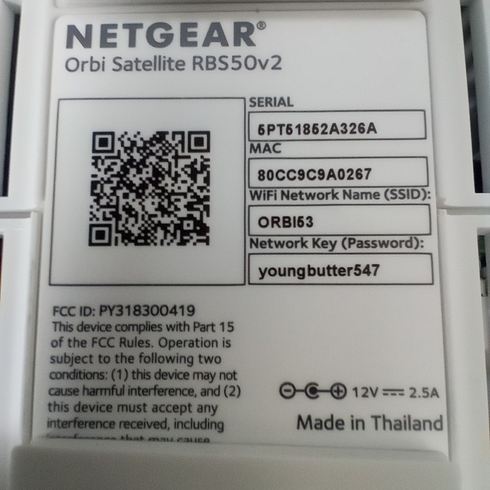 NETGEAR Orbi RBS50V2 Satellite for AC3000 Mesh WiFi System (Router Not Included) - Picture 8 of 8